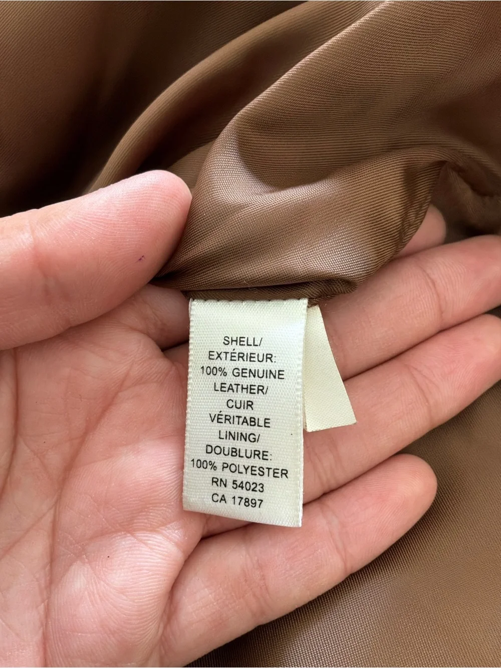 Banana Republic Genuine Suede Leather Brown Zip Jacket Size Small Y2K